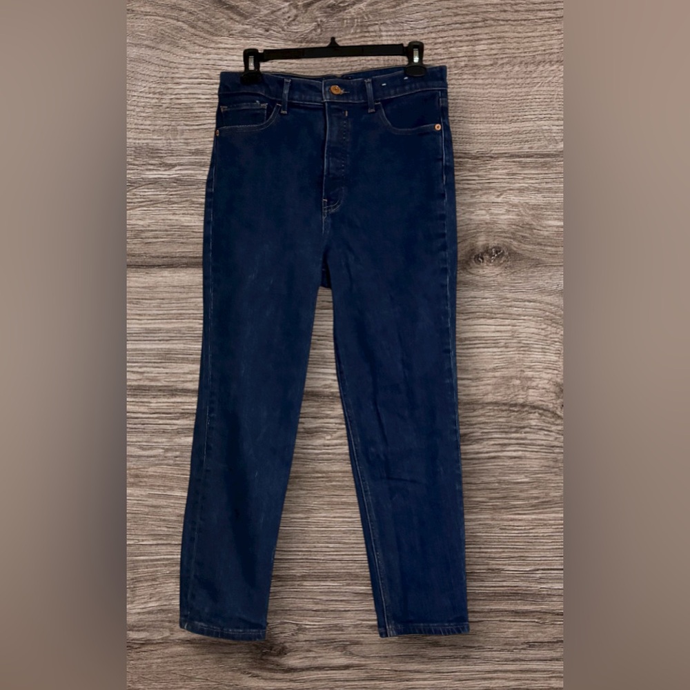 EUC Express Cropped Mom Jeans SZ 8